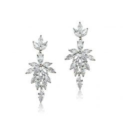 Seraphina – Crystal Drop Earrings Wedding