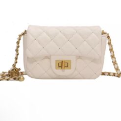 Sophie|Ivory Padded Clutch