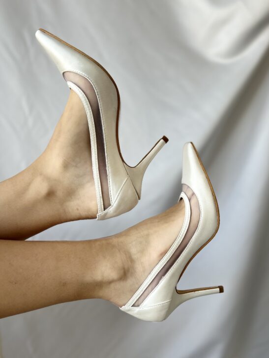 Point Toe Bridal Shoe | Alana | Jeanette Maree