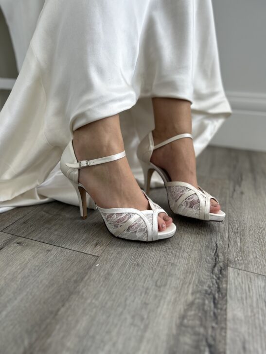 Ivory Wedding heels | Audrey I Jeanette Maree| Shop Now Online