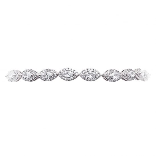 Silver Diamond Bracelet|Monroe|Jeanette Maree|Shop Online