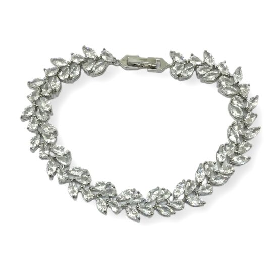 Silver Bridal Bracelet|Vienna|Jeanette Maree|Shop Online Now