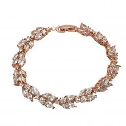 River-Rose Gold Bridal Bracelet