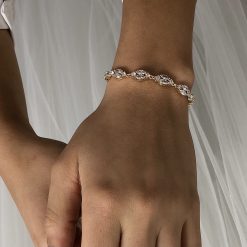 Caterina-Rose Gold Diamond Bracelet