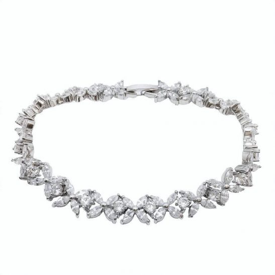 Silver Diamond Bracelet|Della|Jeanette Maree|Shop Online