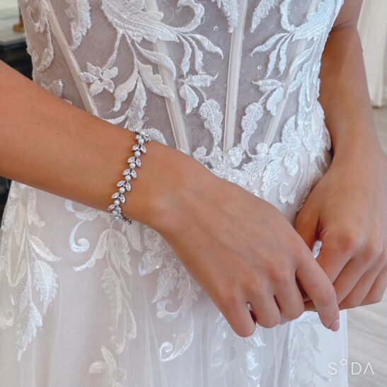 Pearl And Diamond Bracelet|Lucille|Jeanette Maree|Shop Online Now