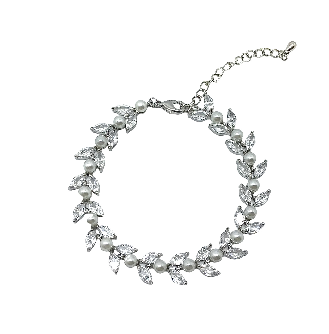 Pearl And Diamond Bracelet|Lucille|Jeanette Maree|Shop Online Now