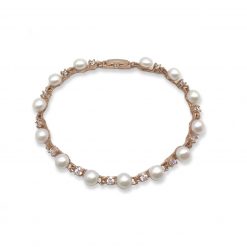 Karlotta-Rose Gold Pearl Bracelet
