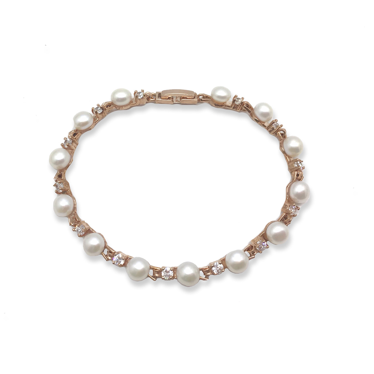 Rose Gold Pearl Bracelet|Karlotta|Jeanette Maree|Shop Online