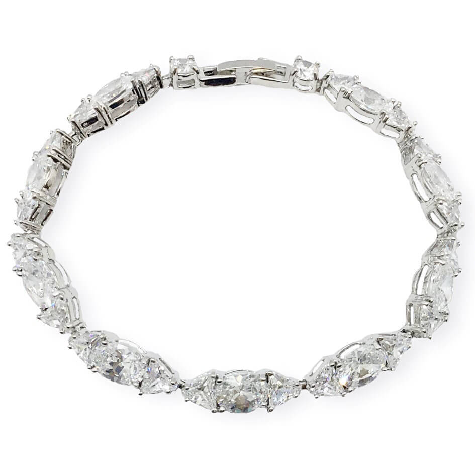 Silver Diamond Bracelet|Janessa|Jeanette Maree|Shop Online