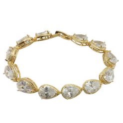 Mira-Crystal Bridal Bracelet
