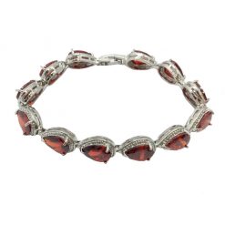 Mira-Red Crystal Bracelet