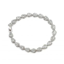 Mira-Silver Tennis Bracelet