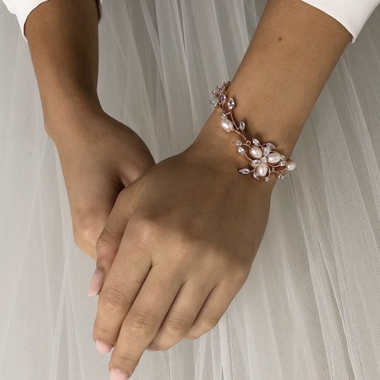Rose Gold Pearl Bracelet|Shea|Jeanette Maree|Shop Online