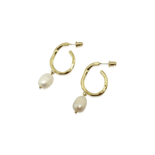 Pearl Hoop Earrings|Attina|Jeanette Maree|Shop Online Now