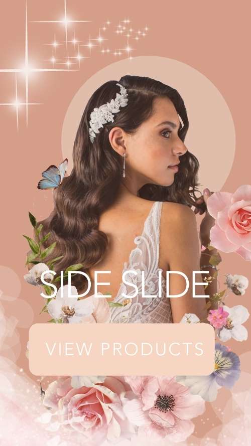 Bridal hair piece for side of head - Jeanette Maree