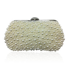 Neena-Ivory Pearl Clutch Bag