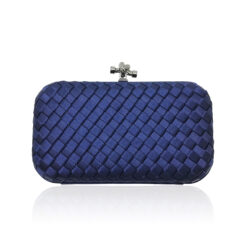 Asher-Small Navy Clutch Bag