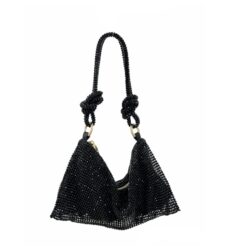 Marlene-Black Sparkly Bag