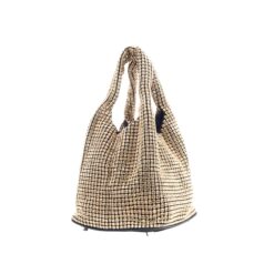 Charlene-Sparkly Gold Clutch Bag