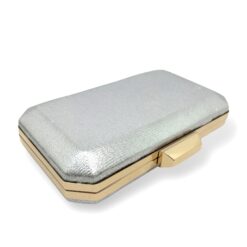 Talia-Silver Sparkle Clutch Bag