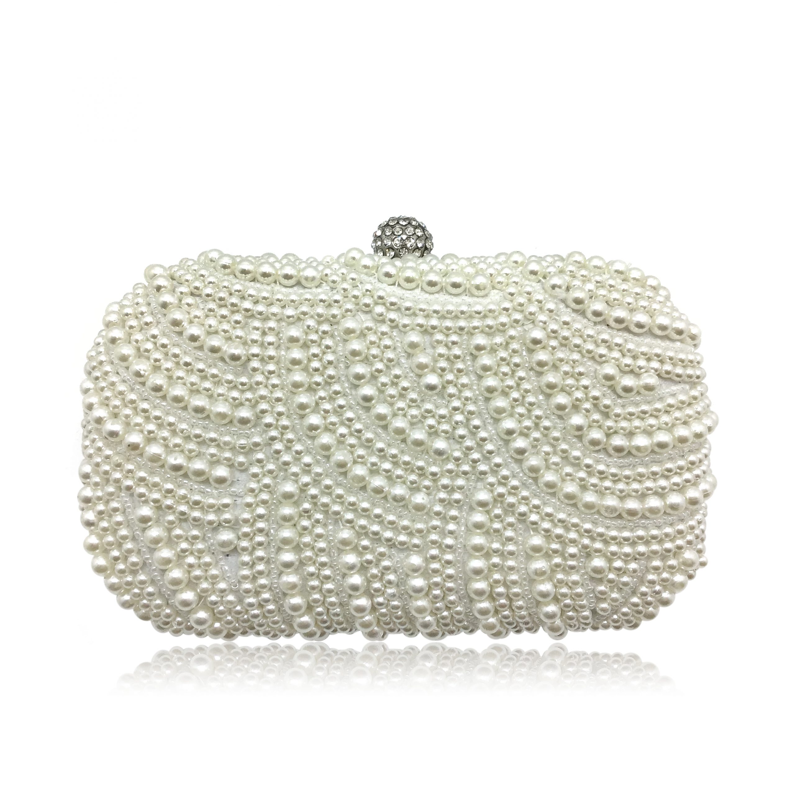 Pearl Wedding Bag|Flora|Jeanette Maree|Shop Online Now