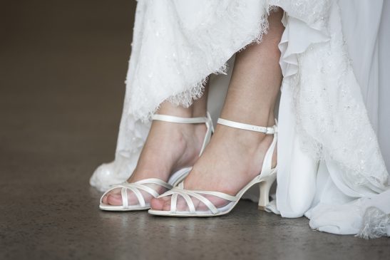 Elegant Bridal Shoe Sheer Strap - Colette | Jeanette Maree