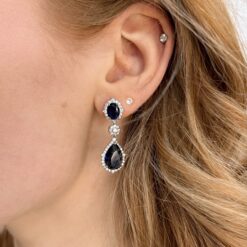 Maya – Sapphire Drop Earring