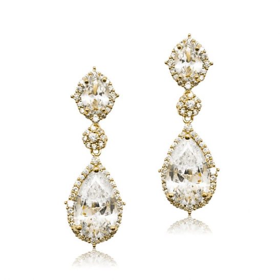 E0072G Stunning bridal earring from Jeanette Maree in Melbourne
