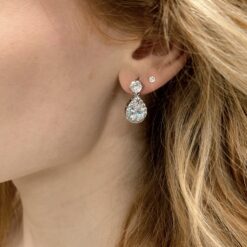 Renata – Cubic Zirconia Dangle Drop Earrings
