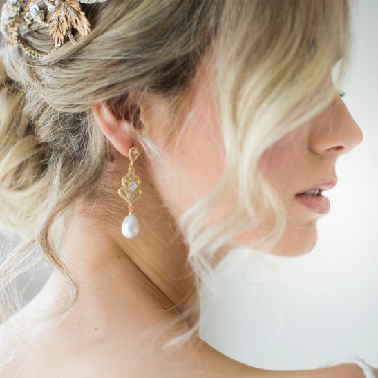 Wedding Earrings Statement |Hudson|Jeanette Maree|Shop