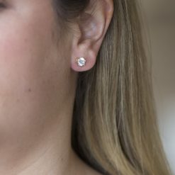 VivI – Crystal Gold Stud Bridal Earring