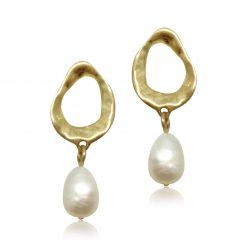 Dewi-Delicate Pearl Drop Earrings
