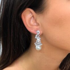 Twila-Pearl statement earrings