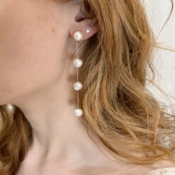 Lisette – Pearl Drop Earrings Bridal