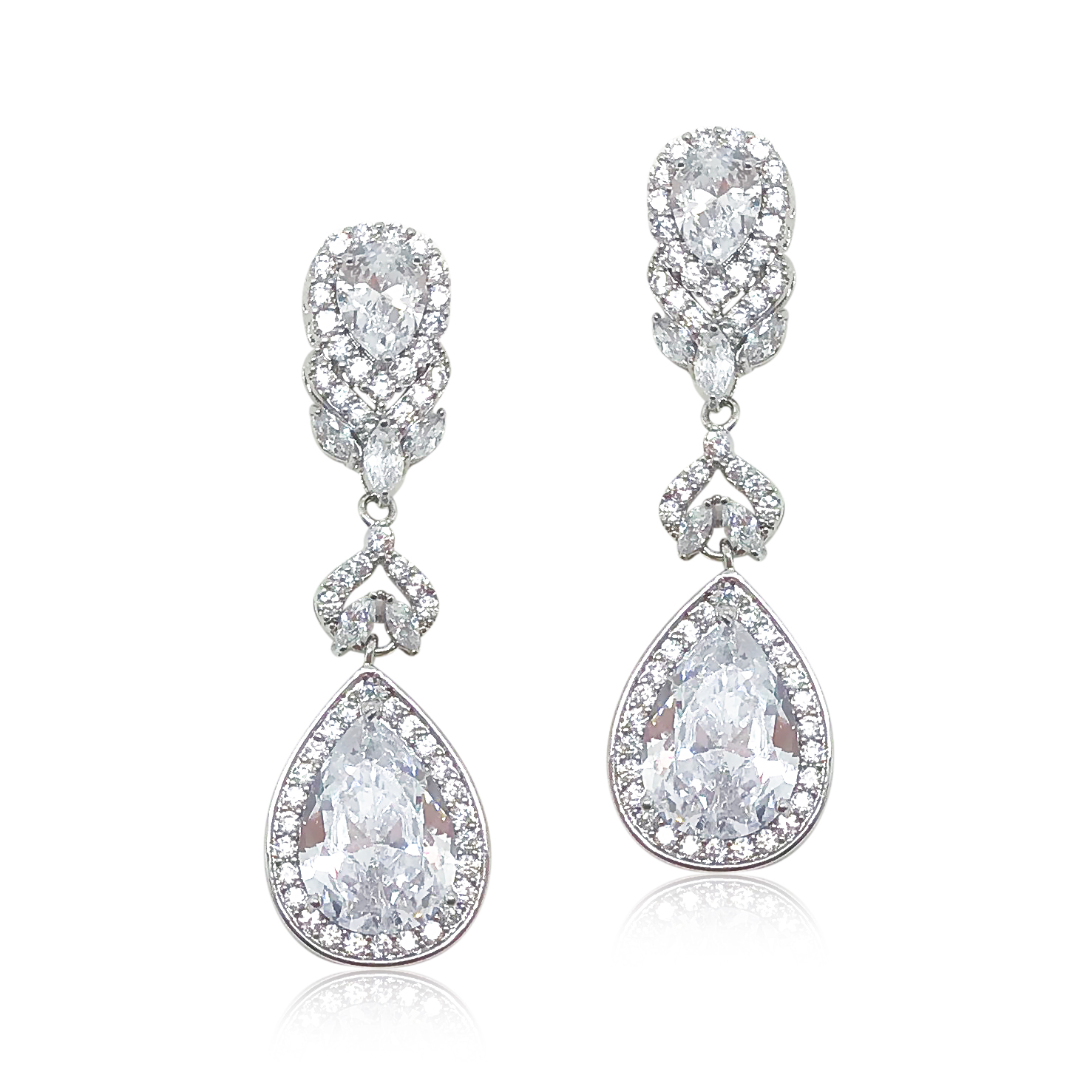 Silver Dangle Earrings|Perosa|Jeanette Maree|Shop Online