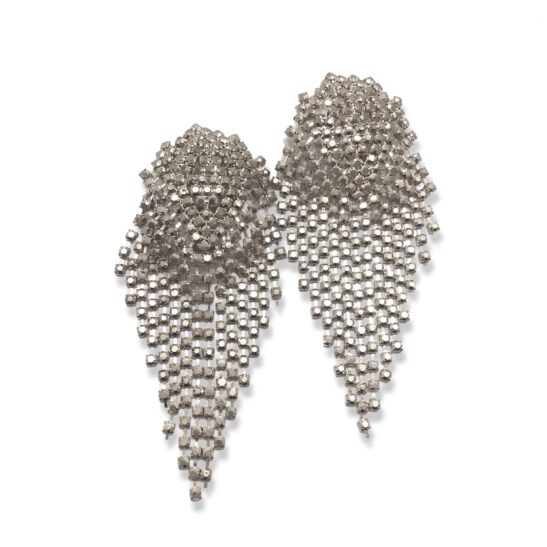 Silver Chain Statement Earring|Indi|Jeanette Maree|Shop Online Now