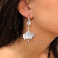 Edison-Pearl statement earrings wedding