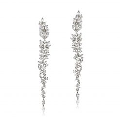 Kimberly-Silver Drop Earrings