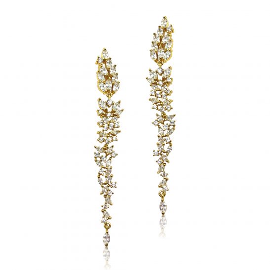 Gold Dangle Earrings|Kimberly|Jeanette Maree|Shop Online