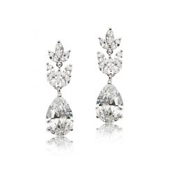 Bindi-Bridal Crystal Drop Earrings