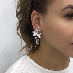 Perrie- Silver Petite Flower Ear Earring