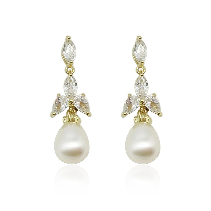 Tallulah-Freshwater Pearl Dangle Earrings
