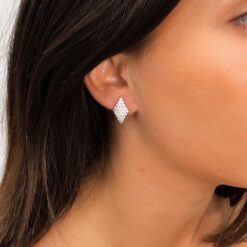 Hepburn- Crystal stud earrings