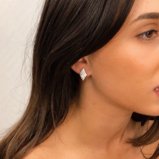 Crystal stud earrings|Hepburn|Jeanette Maree|Shop Online Now