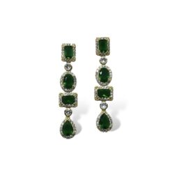 Aya – Emerald Drop Earring