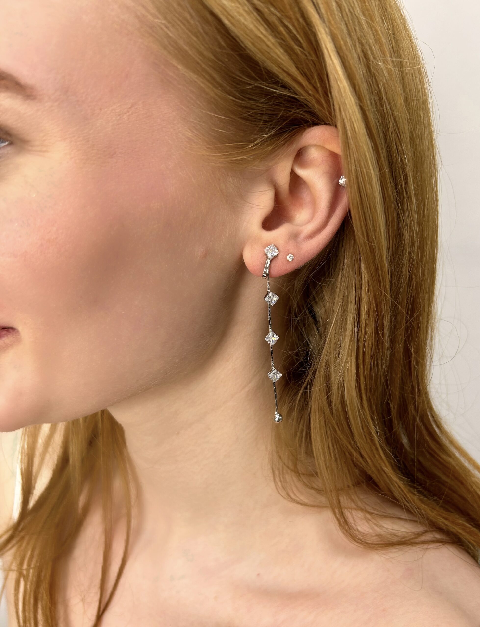 Pc Cross Ear Cuff Earrings Tassel Rhinestones Piercing Stud Earring Simple  Chain Clip Earrings Cuff 2022 Trendy Women Jewelry - Walmart.com