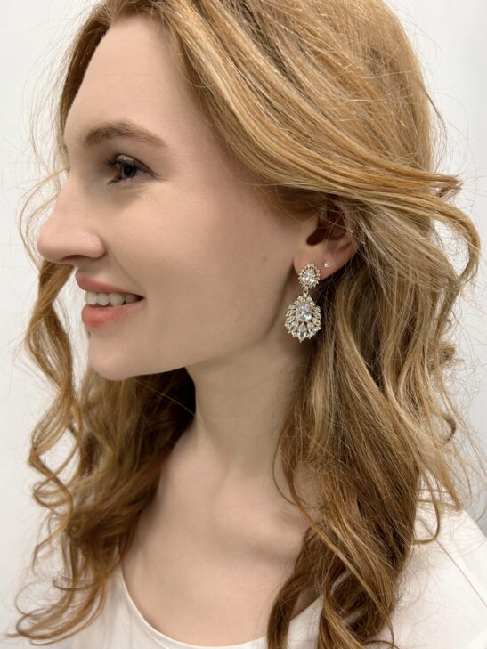 Gold Drop Earrings|Rylan|Jeanette Maree|Shop Online