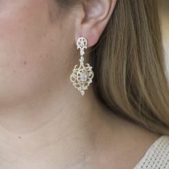 Annette-Statement earrings diamond