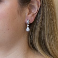 Miami-Zirconia Dangle Earrings